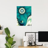 Poster Paysage fractal de Mandelbrot (Bureau à domicile)