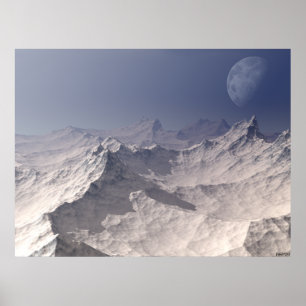 Poster Paysage glaciaire