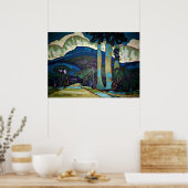 Poster Paysage hawaïen (Cuisine)