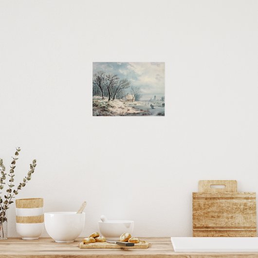 Poster Paysage : Hiver (Cuisine)