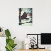 Poster Paysage hivernal (Bureau à domicile)