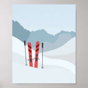 Poster Paysage hivernal