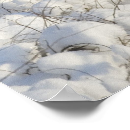 Poster Paysage hivernal (Coin)