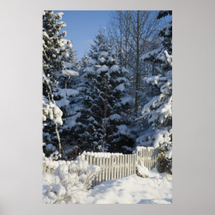 Poster Paysage hivernal