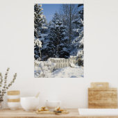Poster Paysage hivernal (Cuisine)