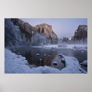 Poster Paysage hivernal de Yosemite