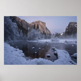 Poster Paysage hivernal de Yosemite