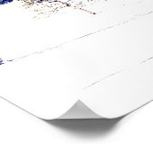 Poster Paysage hivernal enneigé (Coin)
