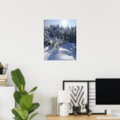 Poster Paysage hivernal froid neige 2 (Bureau à domicile)