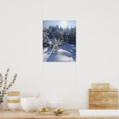 Poster Paysage hivernal froid neige 2 (Cuisine)