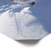 Poster Paysage hivernal froid neige 2 (Coin)