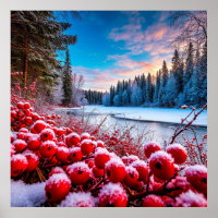 Paysage hivernal magnifique