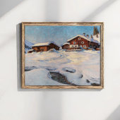 Poster Paysage hivernal près de Davos