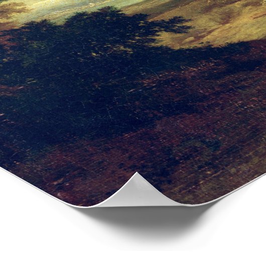 Poster Paysage idyllique (Coin)