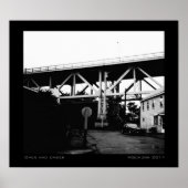 Poster Paysage industriel urbain (Devant)