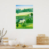 Poster paysage Irlande aquarelle (Cuisine)