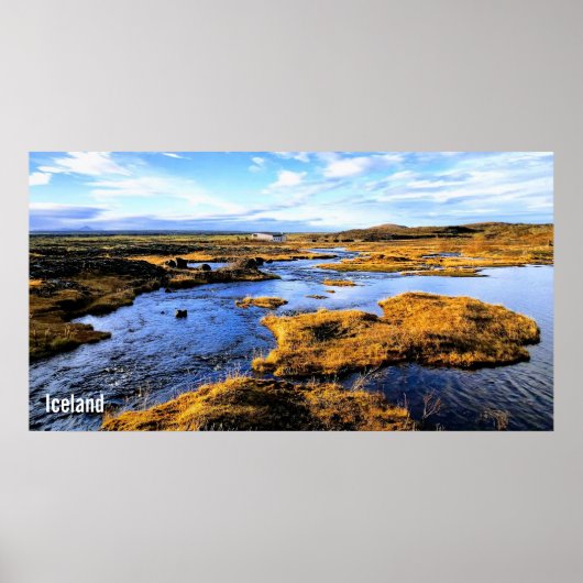 Poster Paysage islandais (Devant)