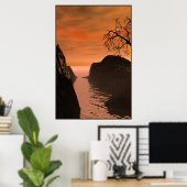 Poster Paysage japonais 12-216-1 (Bureau à domicile)