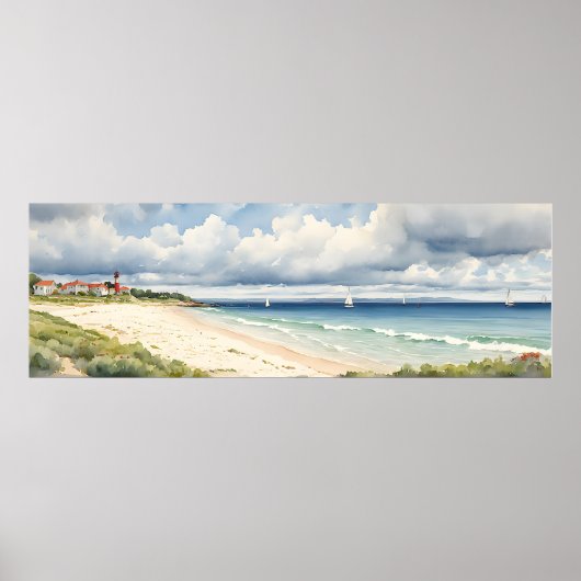 Poster Paysage Large "Norfolk Living By the Sea" (Devant)
