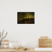 Poster Paysage lunaire (Cuisine)
