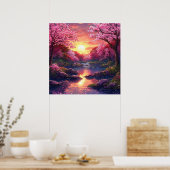 Poster Paysage magnifique (Cuisine)