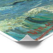 Poster Paysage marin à Saintes-Maries-de-la-Mer, Van Gogh (Coin)