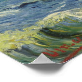 Poster Paysage marin à Saintes-Maries (F415)Van Gogh Fine (Coin)