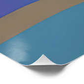 Poster Paysage marin abstrait Vagues fracturées 12 (Coin)