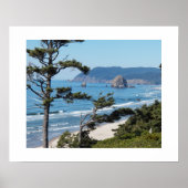 Poster Paysage marin de l'Oregon photographique (Devant)