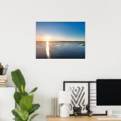 Poster Paysage Marin Drone de l'Heure Dorée (Bureau à domicile)