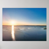 Poster Paysage Marin Drone de l'Heure Dorée (Devant)