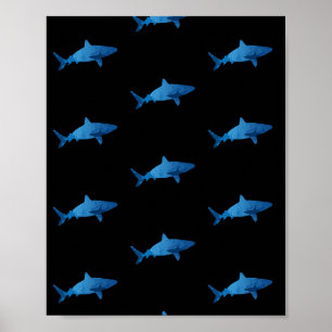 Poster Paysage marin du requin Wilderness