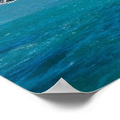 Poster Paysage marin tropical (Coin)