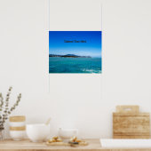 Poster Paysage marin tropical (Cuisine)