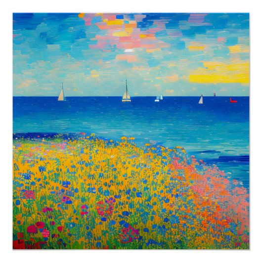 Poster Paysage maritime 08 (Devant)