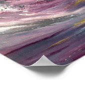 Poster Paysage maritime Abstrait (Coin)