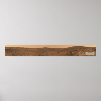 Poster Paysage martien (panorama Seminole, pleine largeur
