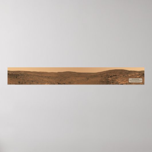 Poster Paysage martien (panorama Seminole, pleine largeur (Devant)