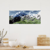 Poster Paysage montagnard (Cuisine)