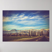 Paysage montagnard pittoresque dans les Andes