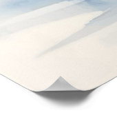 Poster Paysage montagneux Abstrait (Coin)