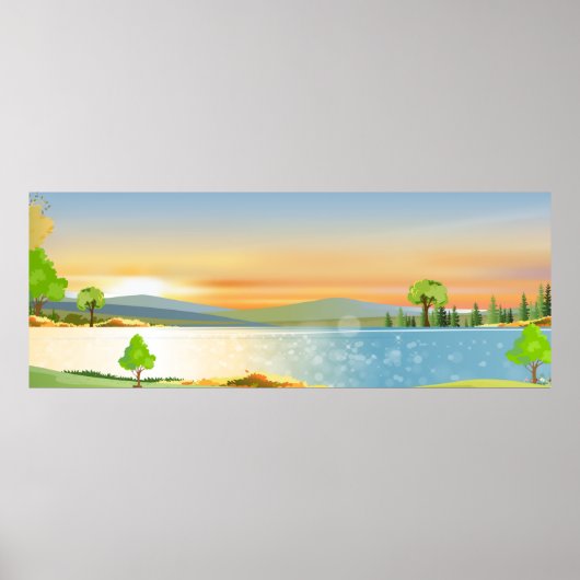 Poster Paysage naturel (Devant)