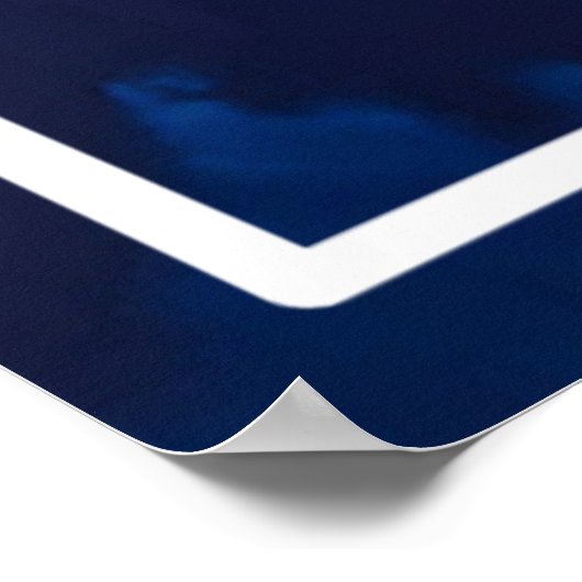 Poster Paysage naturel avec piscine Palmiers (Coin)