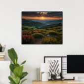Poster Paysage naturel serein (Bureau à domicile)