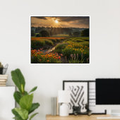 Poster Paysage naturel serein (Bureau à domicile)