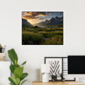 Poster Paysage naturel serein (Bureau à domicile)