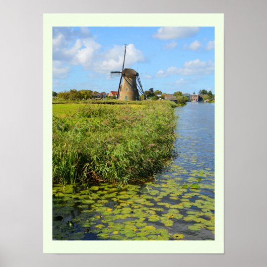Poster Paysage néerlandais (Devant)