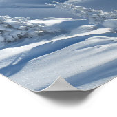 Poster paysage neige hiver (Coin)