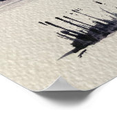 Poster Paysage neigeux (Coin)