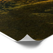 Poster Paysage nocturne; chasse ou moisson lune (Coin)